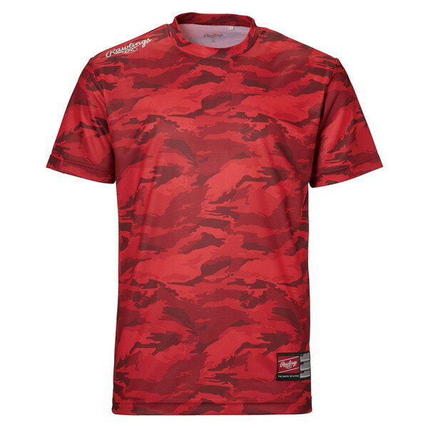 ローリングス 野球 Tシャツ コンバットチームT ATS9S01-RD-S Rawlings レッド