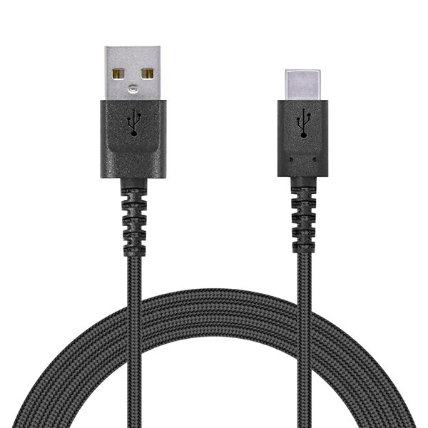ELECOM MPA-ACS20NBK 高耐久USBケーブル タイプC 2m ブラック(黒) メーカー直送