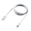 ELECOM MPA-FCL10WF AppleFؕi USBP[u(USB-C&Lightning) 1m zCgtFCX(낿) [J[