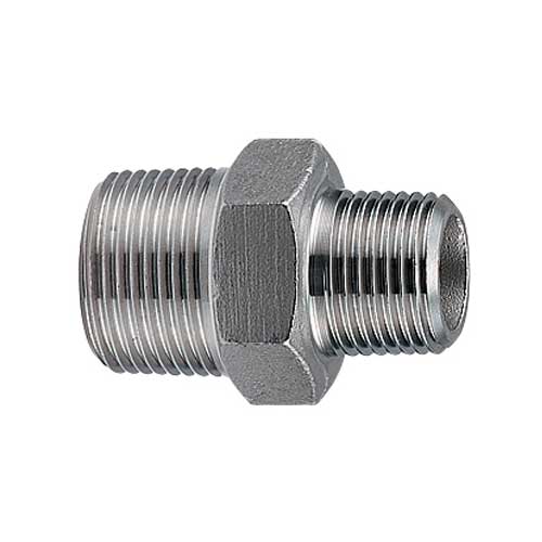 6474-50X25 カクダイ [ステンレス六角ニップル]