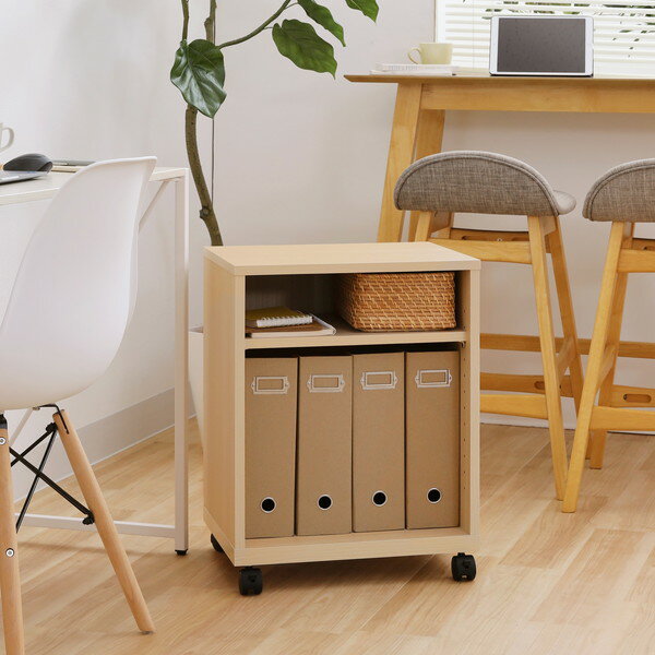 【エントリーでP5倍!20日20:00-27日1:59】 ONA-6045W NA 木製オフィスワゴン オフィスコ2 白井産業 メ..