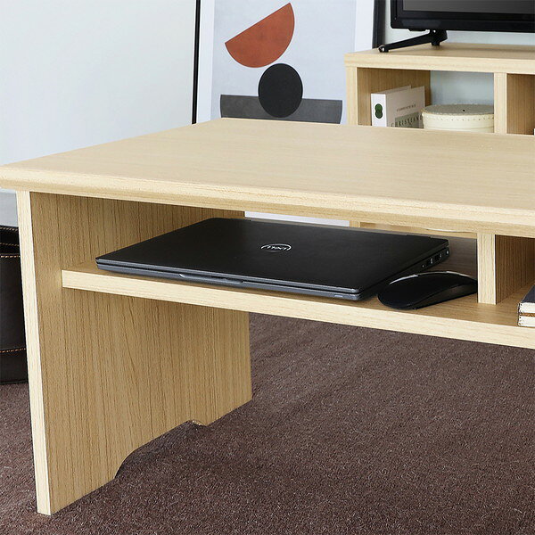 FUL-8040T NA シンプルローテーブル フルニコ 白井産業 ナチュラルブラウン メーカー直送 [3]