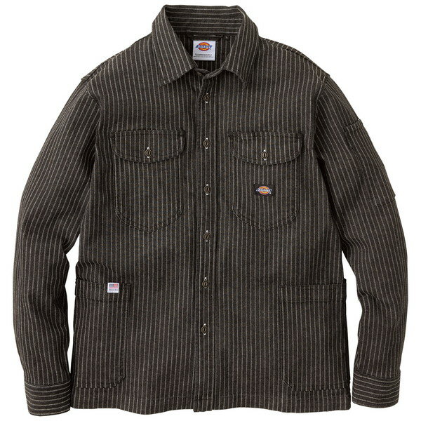 D698 GRファイト S Dickies グラファイト [ストレッチウォバッシュシャツジャケット]