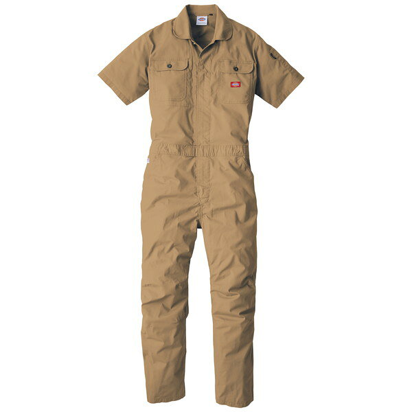 Other - D749 カーキ M Dickies [ストレッチCVC半袖ツナギ]