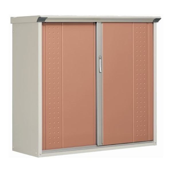 GP-155CT TR 田窪工業所 トロピカルオレンジ グランプレ [タクボ小型物置 (たて置き棚タイプ(ネット棚))] メーカー直送