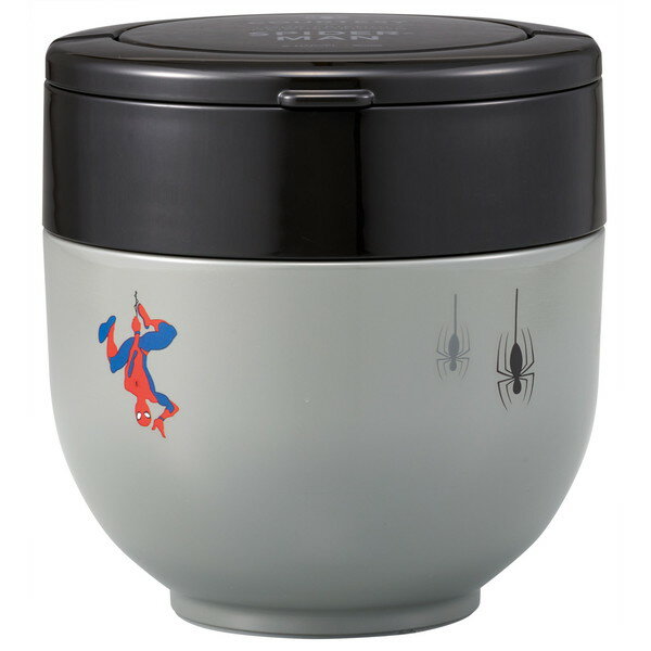 【エントリーでP5倍!20日20:00-27日1:59】 LDNO8AG スパイダーマン スケーター 保温 保冷 丼ぶり ランチジャー 800ml 折りたたみハンドル付 抗菌 男の子