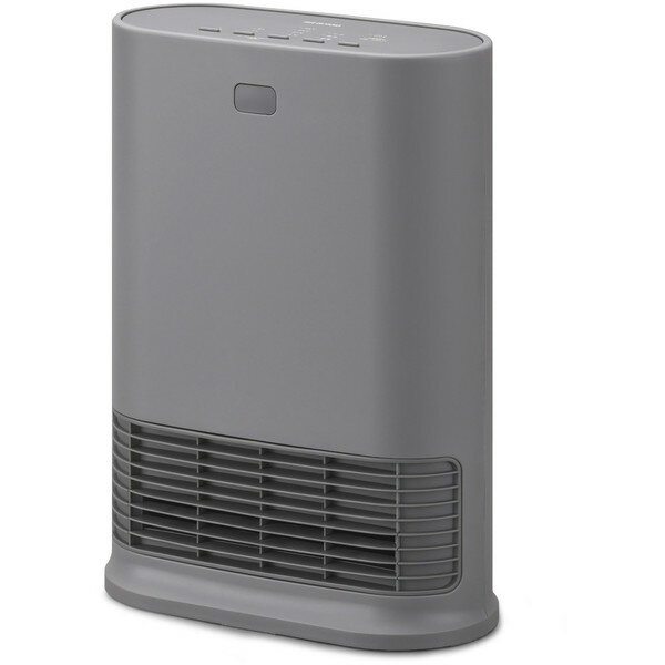 【エントリーでP5倍!20日20:00-27日1:59】 ACH-LW12A-H アイリスオーヤマ グレー [大風量セラミックファンヒーター Wセンサー付] メーカー直送