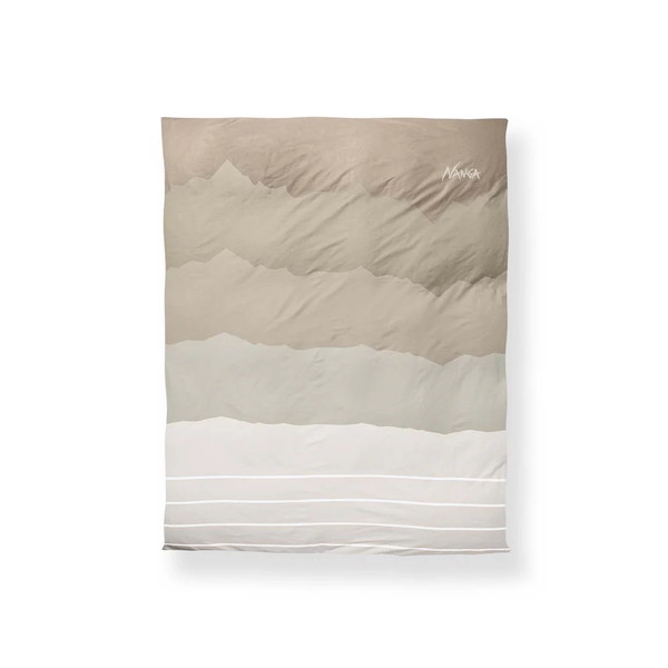 ナンガ DUVET COVER NANGA RIDGELINE GRADATION S BEIGE SINGLE NZ2454-4F403-B N0000818 NANGA デュベカバーナンガリッジライングラデーション シングル