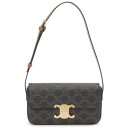 CELINE セリーヌ ショルダーバッグ タン ブラウン トリオンフ キャンバス レディース 19414 2CUZ 04LU SHOULDER BAG CLAU...