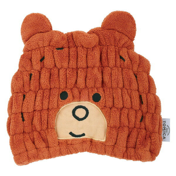TOC11 トミカとトム スケーター 吸水 速乾 アニマル タオルキャップ 縦23×横17cm