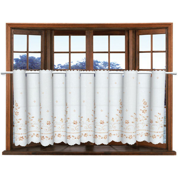 新防水防カビUVカットカフェカーテン CFC-101 45×100cm 4 明和グラビア