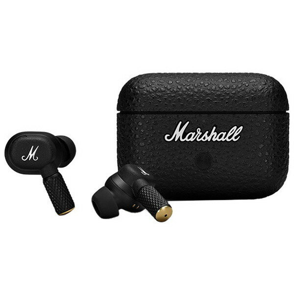 商品説明★ Marshallシグネチャ-サウンド。クリアでバランスの取れたサウンドを再生できるように精密に設計。ポケットサイズながら、いつでもコンサートと同じクオリティのサウンドが手軽に体験できます。★ ノイズキャンセルで不要な音を遮断。改良されたアクティブノイズキャンセリングとアプリを使用してお好みのサウンドを手にできます。通話時は、トランスペアレンシーモードに切り替えて外音を取り込み調整してください。デュアルマイクビームフォーミングと AIベースのノイズリダクション機能を搭載し、明瞭な通話が可能です。★ 信頼性の高いプレイタイム。Motif II A.N.C.は前作よりも最大再生時間が約10時間長くなりました。1回の充電で約6時間、充電ケースを使用して、最大約30時間の音楽再生が可能です。★ LE Audioによる接続性の強化。新しいBluetoothテクノロジー、LE Audioに対応できるように設計しています(対応に向けて準備中です)。LE Audio は、より高品質なオーディオを提供するだけでなく、ストリーミング範囲を拡大し、オーディオ同期を改善し、ビデオ視聴時の接続を向上させます。★ いつでも気軽に充電。2台の機器に同時接続できるマルチポイント機能に対応。クイックチャージ機能により約15分の充電で約 1 時間の音楽再生ができます。LED ライトは、充電ケースの現在のバッテリ ーレベルを表示し、イヤホンがいつフル充電になるか確認できます。またワイヤレス充電により、充電や外出もさらに簡単になります。スペック* 形式:ダイナミック型* 通信方式:Bluetooth 5.3 LE* 対応コーデック:SBC、AAC、LC3* ドライバーサイズ:6mm* 連続連続再生時間:約6時間(ANC オン)、約9時間(ANC オフ)* 充電ケース使用時:約30時間(ANC オン)、約43時間(ANC オフ)* フル充電時間:約1.5時間(イヤホン)、約1.5時間(充電ケース)* 再生周波帯域:20Hz-20kHz* インピーダンス:16Ω* 防水:IPX5(イヤホン)、IPX4(充電ケース)* 質量:約4.31g(イヤホン片耳)、約47.1g(充電ケース)* 付属品:イヤーチップ(S/M/L)、USB Type-C 充電ケーブル(約 20cm)