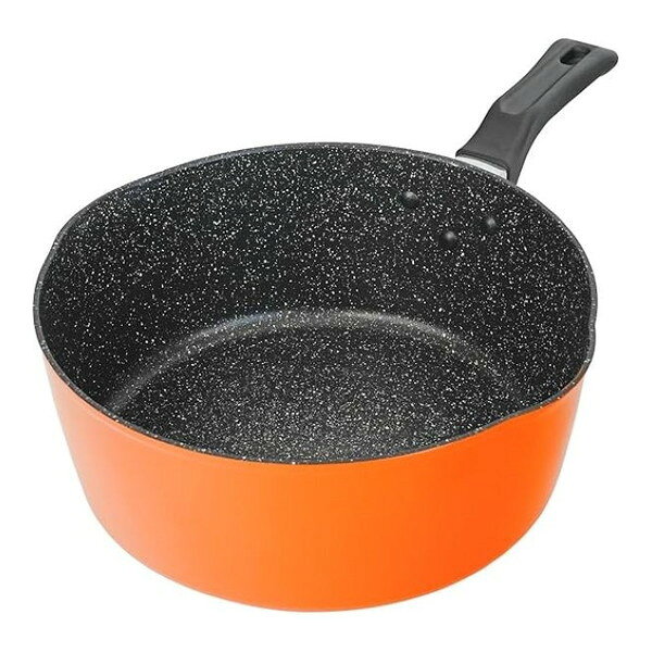 商品説明★ 超深型だから様々な料理に使える焼く・炒める・揚げる・煮るの1台4役です。焼面が広くて料理がしやすい。両側に注ぎ口が付いているので、利き手を選ばず使用でき、スープや汁物が注ぎやすい。★ 特殊ふっ素の内面内面はこびりつきにくく、耐摩耗性に優れたダイキン工業の技術に基づく「シルクウェアEK」ダブルマーブルコーティングを施しています。★ ハンドルにツールが置ける凹み付菜箸やお玉の一時置きに便利です。★ 金属ヘラ・お玉が使える※角のとがった金属製のヘラなど、鋭利な道具の使用はさけてください★ IH・ガス火対応スペック* サイズ: 約430×280×110mm* 深さ: 約102mm* 重量: 約880g* 満水容量: 約5.0L* 材質…・本体: アルミニウム合金(内面: ふっ素樹脂加工(シルクウェアEK)、外面: 焼付塗装、底面: ステンレス鋼)・ハンドル: フェノール樹脂* 生産国: 中国