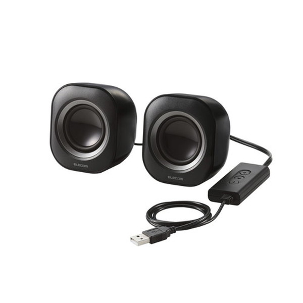 MS-P08USB3BK ELECOM [パソコン用2.0chスピーカー]