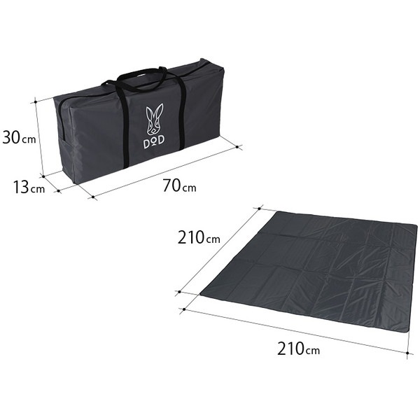 DOD MA3-661-GY グレー [3人用テントマット]通販格安セール情報　楽天　通販