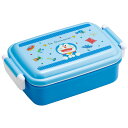 RBF3ANAG ドラえもん ギンガム スケーター 子供用 お弁当箱 1段 450ml ふわっと盛れるドーム型 抗菌 キッズランチ 日本製(3)