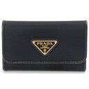 PRADA プラダ キーケース ネロ ブラック 黒 レディース トライアングル ロゴ 1PG004 2DMI F0002 KEY CASE NERO ブランド ...