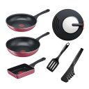 福袋 クランベリーレッド スペシャルセット 15342 T-fal