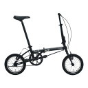 ダホン インターナショナル Farout ファーラウト フォールディングバイク 14インチ Matt Black DAHON INTERNATIONAL [折り...