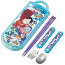 TACC2AG ワンピース 24 スケーター 子供用 お弁当 トリオセット 箸 スプーン フォーク キッズ カトラリー 抗菌 加工 開けやすいスライド式 日本製
