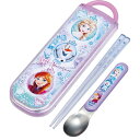 CCA1AG アナと雪の女王 25 スケーター 子供用 お弁当 箸 スプーンセット スライド式 抗菌 キッズ 日本製 ディズニー