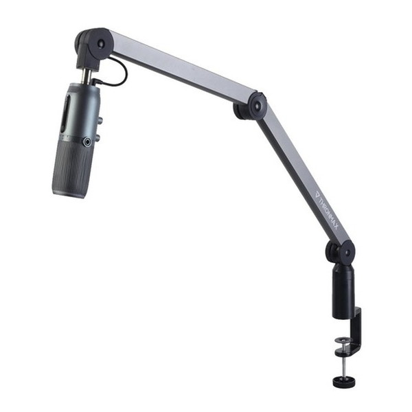 商品説明★ スタジオグレードのデザイン内部スプリングと内部配線ケーブルを備えた、スタジオグレードのオールチューブデザインが特徴です。すべてのフリクションヒンジは手で締めることができ、工具を必要としません。360°に回転するため、あらゆる用途に対応。簡単操作で静か、Cクランプでしっかりデスクに固定、調整後は所定の位置に留まります。★ ゲームストリーミング、ポッドキャスティング、ブロードキャストゲームストリーミングに最適なアイテム。マイクロフォンをお好みのポジションに置くことができます。★ 多くのブロードキャストマイクのために設計2種類のネジ変換アダプターと2種類のUSBアダプターが付属されていますので、多くの他社製USBマイクロフォンでも使用が可能です。★ USB Type-Cケーブル付属(アーム内蔵)USB Type-Cケーブルが内蔵され、マイクへの設置が簡単。[注意事項]※このマイクブームは、内蔵スプリングを採用しておりますので開梱当初はバネが強く、スタンド角度調整ノブを締めても勝手に持ち上がることがございます。その場合は、一旦スタンド角度調整ノブを緩めて、2〜3回大きくアームを屈伸させていただくとしっかり固定できるようになります。スペック* サイズ: H834×W40×D40mm* 重量: 1400g* ブームタイプ: アルミ押出材* マウント方式: Cクランプ* 製品重量: 1.4kg* 回転: 水平方向 360°* リーチ: 32インチ(約81cm)* 耐荷重: 1kg/2.2lbs* ネジ規格: 5/8インチ* 取付可能天板厚: 20〜60mm* その他: 収納型ケーブルマネジメント、USBケーブル配線済
