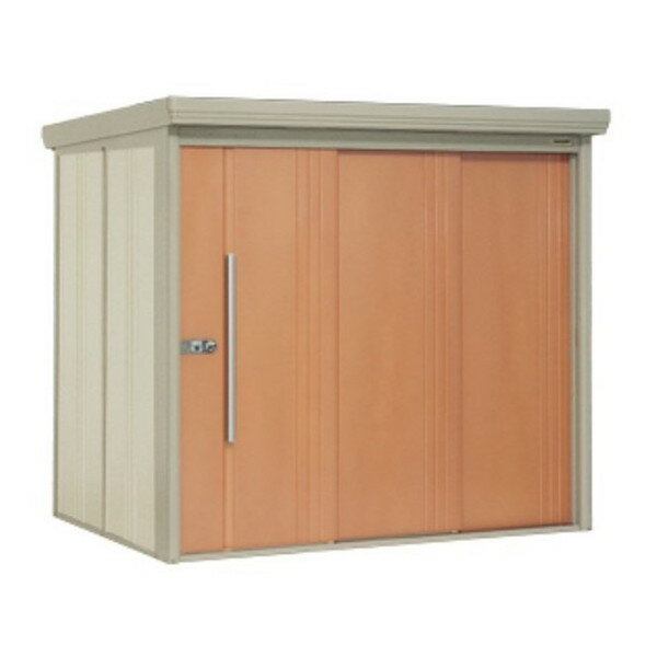 ND-2519Y T 田窪工業所 トロピカルオレンジ ストックマン [中・大型物置 一般型/標準型 側面棚] メーカー直送