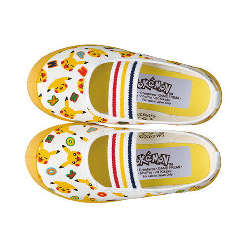 Slippers - アサヒ ポケモン S04(ホワイト) KD37161 17cm アサヒシューズ [上履き]