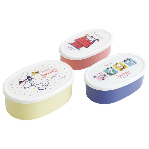 SRS3SAG スヌーピー スケートボード スケーター [保存容器 3個セット]