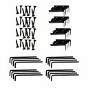 WF-PG150-16 折り畳めるウッドフェンス用固定金具(16個セット) 住まいスタイル メーカー直送