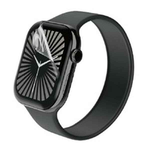 AW-24BFLAFPARRG ELECOM [アップルウォッチ 衝撃吸収 フィルム 2枚入 【Apple Watch Series 10 42mm対応】 全面保護 光反射軽減]