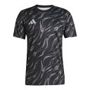 アディダス サッカー 半袖 トレーニング ジャージー ブラック/グレーファイブ/グレースリー J/S JVV10 JL9521 ADIDAS