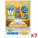 【7個セット】ペットプロ デオフリー 強力消臭 おからと木の猫砂 6L