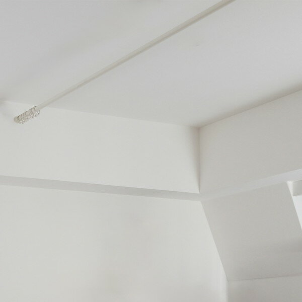 Naivis つっぱりポールランナーセット 1.2m ホワイト(リングランナー×10) TOSO メーカー直送