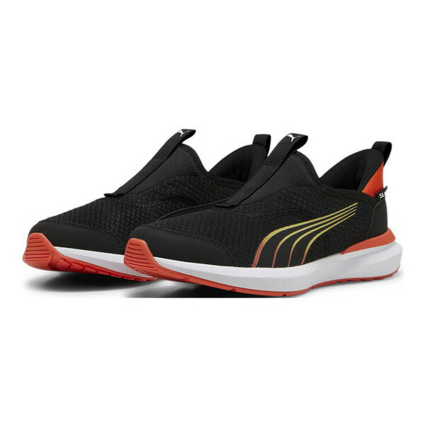 Sneakers - プーマ キッズ シューズ クルーズ PROFOAM EASE IN JR ブラック 23cm 397633 01 PUMA