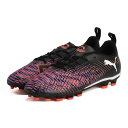 プーマ サッカースパイク スパイク JR フューチャー 8 プレイ HG/AG+MID JR ブラック 23cm 108394 01 PUMA