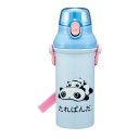 PSB5SANAG たれぱんだ スケーター 子供用 プラスチック 水筒 480ml ワンプッシュ開閉 抗菌 子供に優しい 軽量 抗菌加工 日本製