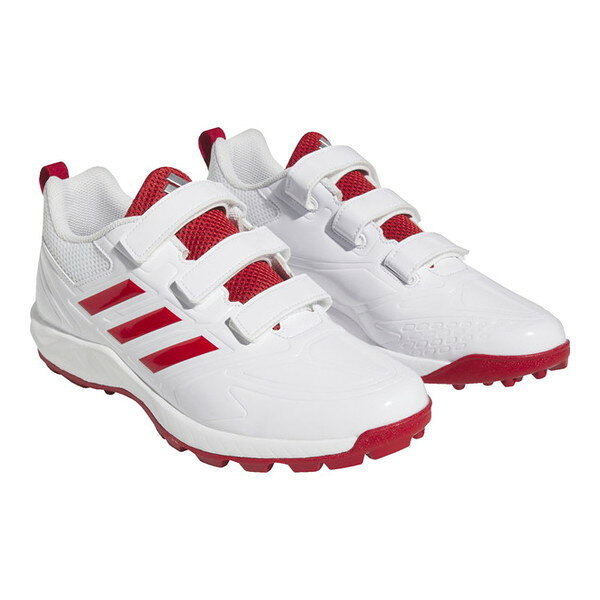アディダス 野球 ジャパン トレーナーAC ベースボールスパイク / Japan Trainer AC Baseball Cleats フットウェアホワイト/シルバーメタリック/チームパワーレッド2 265 GW1930 ADIDAS