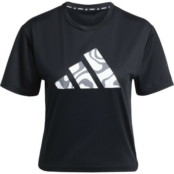 アディダス 陸上・ランニング ランイット ブランドラブ 半袖Tシャツ ブラック J/M KVL53 JD2348 ADIDAS