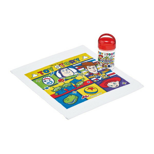 OA5AG トイ・ストーリー 25 スケーター ディズニー [抗菌 おしぼりセット (ケース付き おしぼり 32×28cm)]