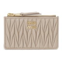 MIU MIU ミュウミュウ カードケース コインケース 小銭入れ チプリア ピンク レディース マテラッセ 5MB06M 2FPP F0236 POUCH W...