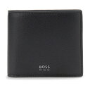 HUGO BOSS ヒューゴボス 二つ折り財布 財布 ブラック 黒 メンズ 50529546 001 BI FOLD WALLET BLACK コンパクト シン...