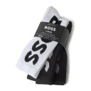 HUGO BOSS ヒューゴボス 靴下 ブラック ホワイト グレー 黒 白 メンズ 3足 50524259 960 3P SOCKS OPEN MISCELLA...
