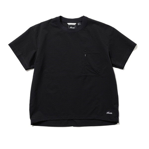 ナンガ DotAir COMFY TEE P.BLK XL N2500-1J300A