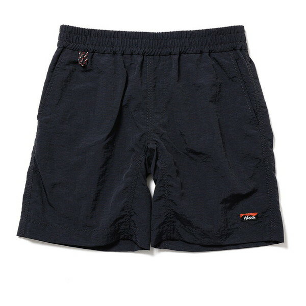 Short Pants - ナンガ NYLON TUSSER KIDS EASY SHORTS BLK 120cm N2504-6E535A N0004590 NANGA [キッズ向けショートパンツ]