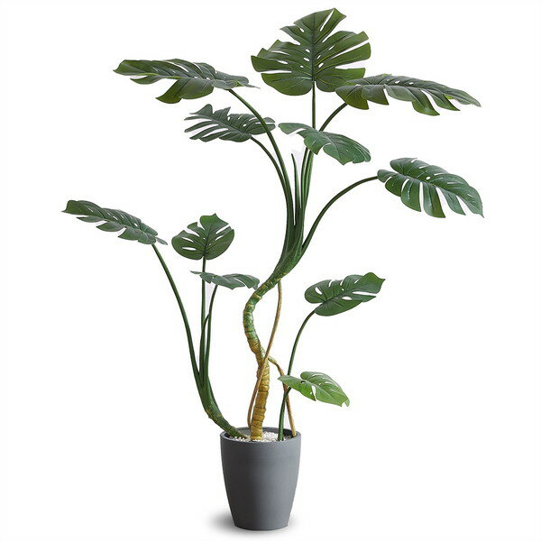 フェイクグリーン モンステラ 1500mm MON-150GY アーバン通商 グレー メーカー直送