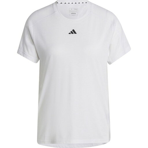 アディダス ランニングシャツウィメンズ AEROREADY トレイン エッセンシャルズ ミニマル ロゴ クルーネック半袖Tシャツ ホワイト J/M NEN26 HR7796 ADIDAS アディダス ランニングシャツウィメンズ AEROREADY トレイン エッセンシャルズ ミニマル ロゴ クルーネック半袖Tシャツ ホワイト J/M NEN26 HR7796 ADIDAS