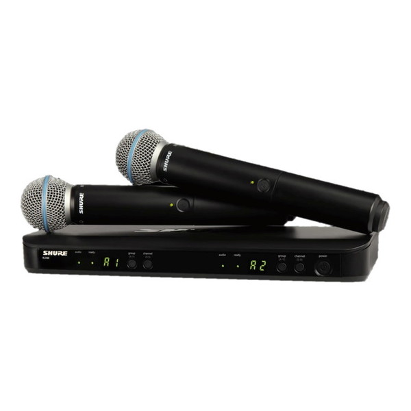 BLX288J/B58-JB SHURE BLXデュアル・ハンドヘルド・ワイヤレスシステム BETA58ハンドヘルドマイク 2本