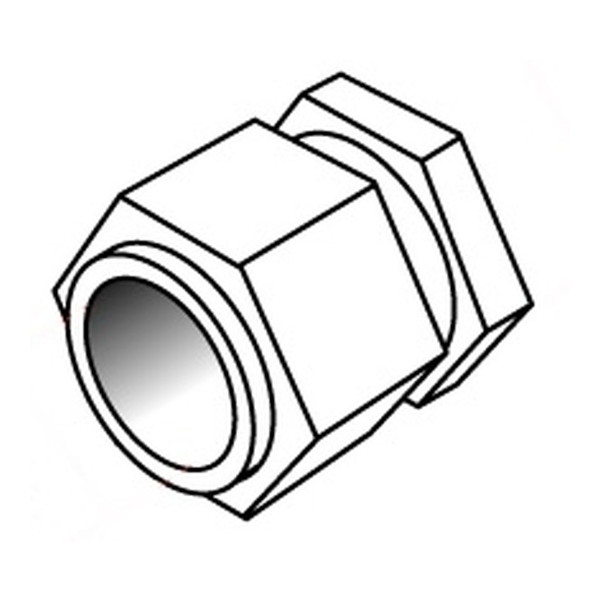 六角管継手 ダブル 平径1.5mm 4452 さかつう