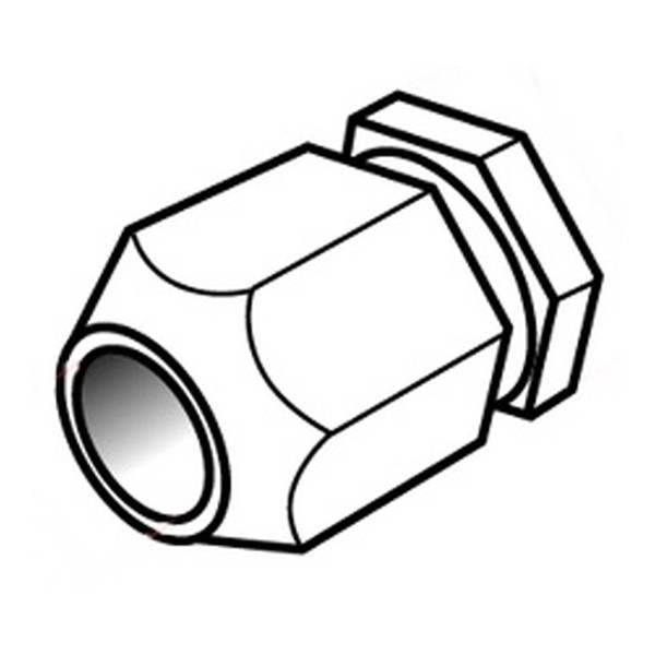 六角管継手 ダブル 平径1.8mm テーパー付 4458 さかつう